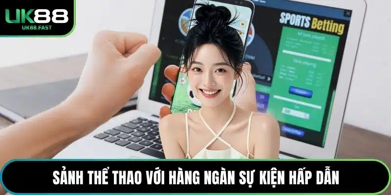 Sảnh thể thao với hàng ngàn sự kiện hấp dẫn